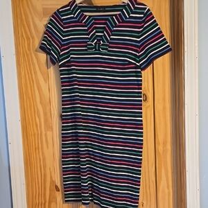 Talbots Pink and Blue Sheath Mini Dress